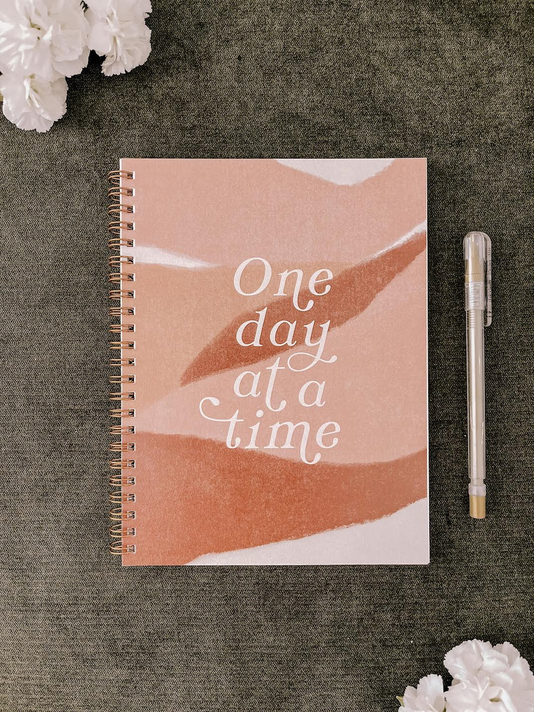 One Day At A Time | Spiral Journal Notebook